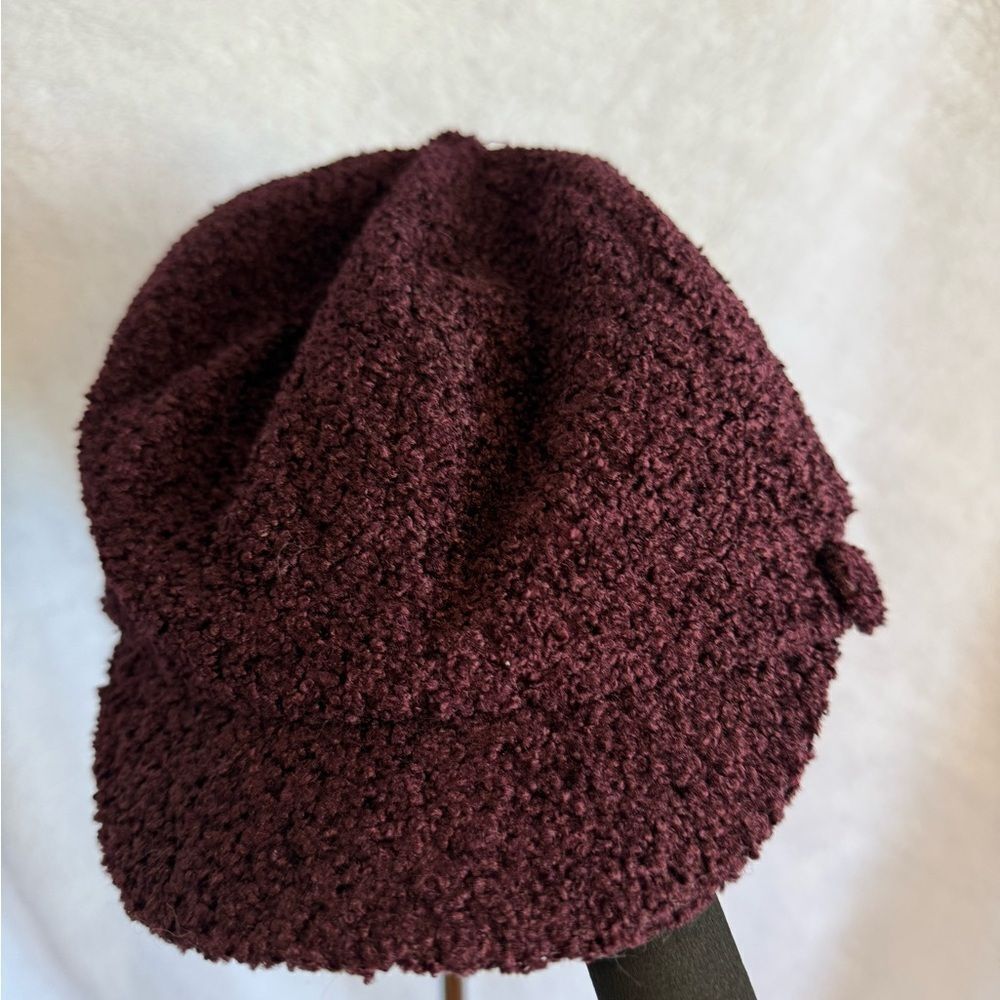 Women’s Plush Dark Purple Hat
